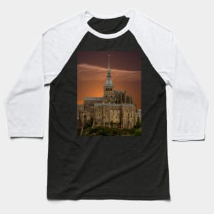 Mont-Saint-Michel Baseball T-Shirt